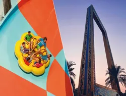 Combo (Save 6%): Yas Waterworld Abu Dhabi + Dubai Frame Tickets
